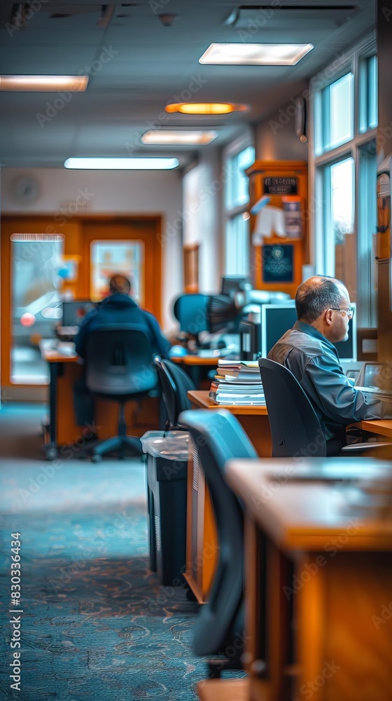 A cooperative credit union office with staff assisting members with financial services, promoting a communityfocused atmosphere A cooperative credit union office with staff assisting members with financial services, promoting a communityfocused atmosphere