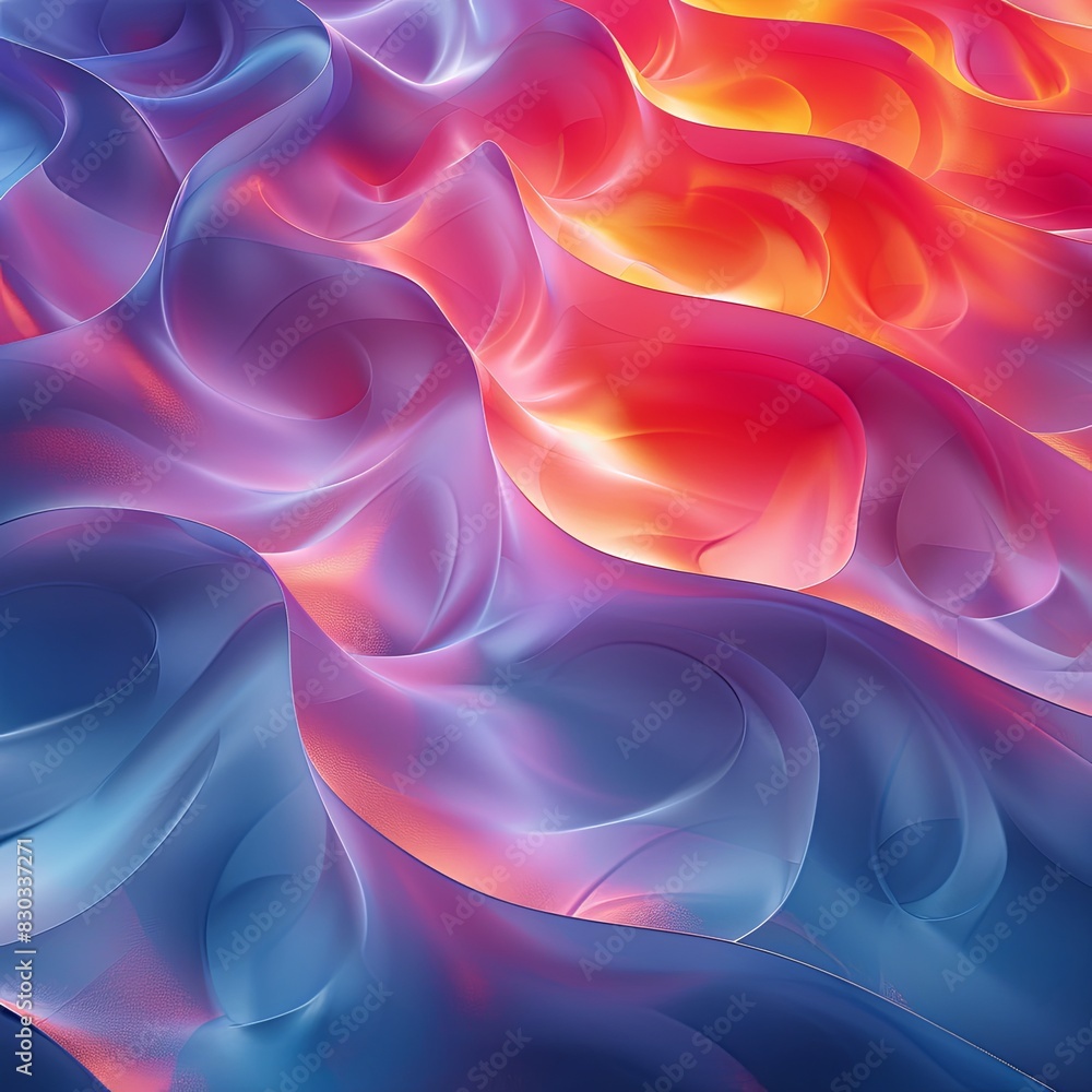 Obraz premium Abstract Background with Colorful Gradients and Movement