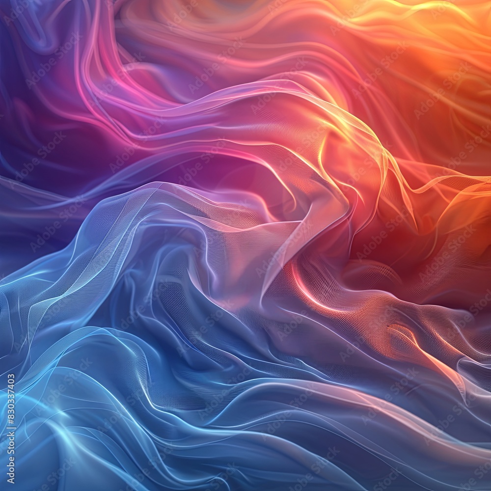 Abstract Background with Colorful Gradients and Movement Abstract Background with Colorful Gradients and Movement
