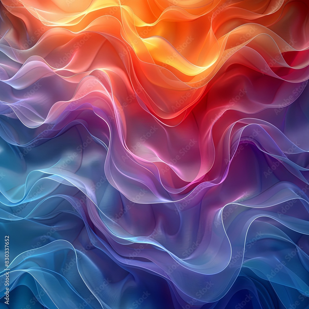 Obraz premium Abstract Background with Colorful Gradients and Movement