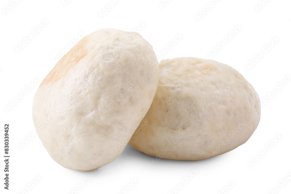 Delicious chinese steamed buns isolated on white Delicious chinese steamed buns isolated on white