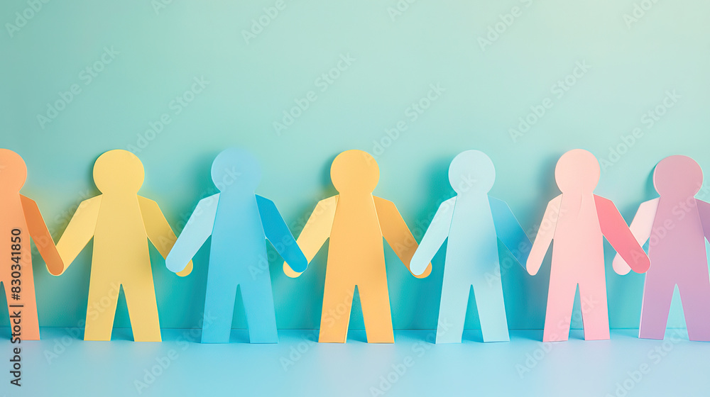 © Mufida's Gallery - Creative Copy Space for Human Paper Themes: International Friendship Day & World Population Day