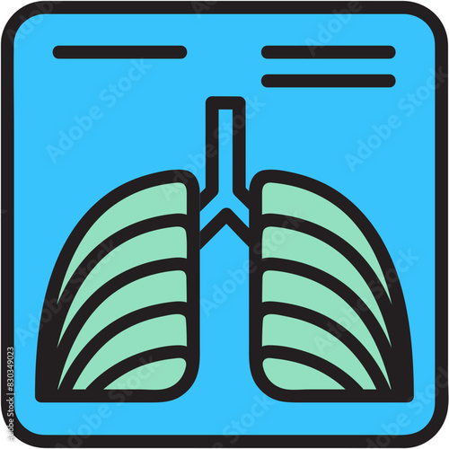 collection of health icons "Rontgen" symbols