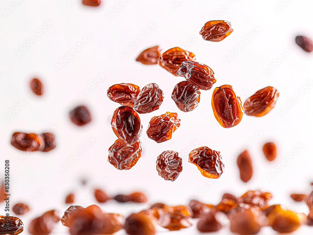photography of RAISINS falling from the sky, hyperpop colour scheme. glossy, white background Delicious raisins in the air, isolated on a white background photography of RAISINS falling from the sky, hyperpop colour scheme. glossy, white background Delicious raisins in the air, isolated on a white background