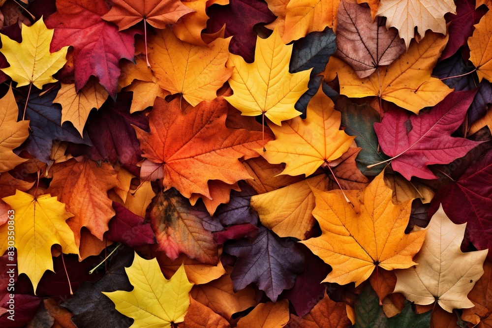 autumn leaves background, generative ai autumn leaves background, generative ai