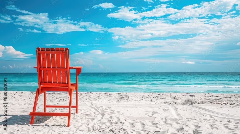 A lifeguard chair on a beach, symbolizing help and safety in recreational areas