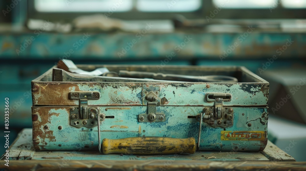 A toolbox with various tools, symbolizing help in maintenance and repair