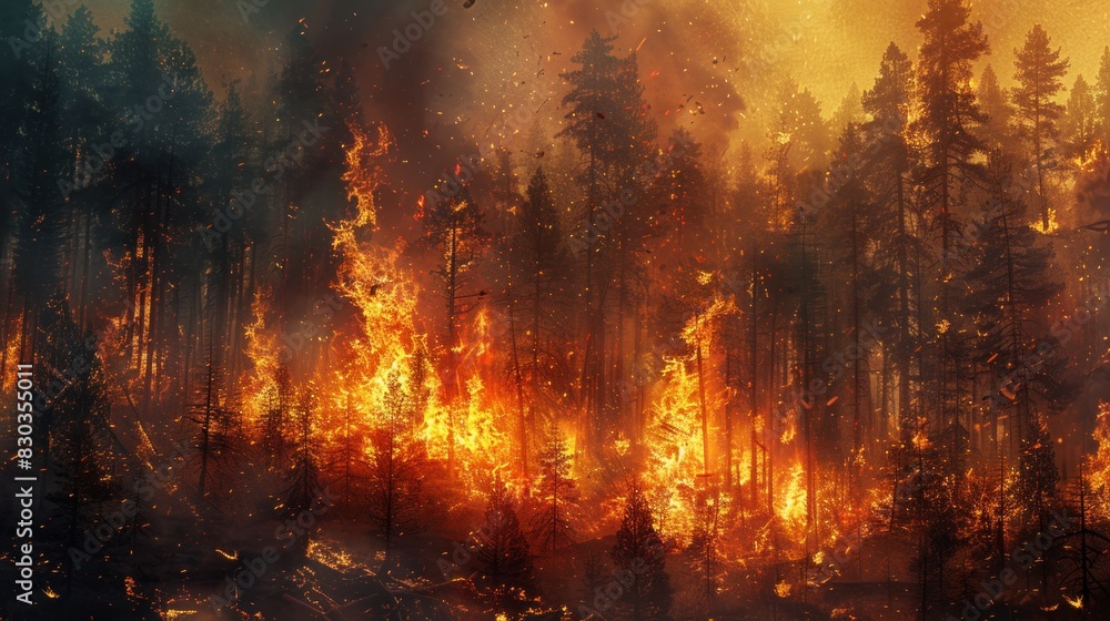 The forest whispered secrets of survival as the fire swept through, leaving behind a landscape forever changed. The forest whispered secrets of survival as the fire swept through, leaving behind a landscape forever changed.