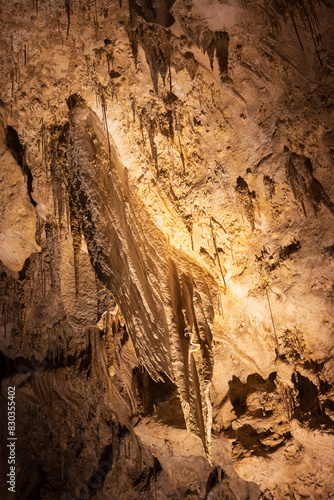 Rock formations in Carlsbad Caverns National Park, New Mexico 