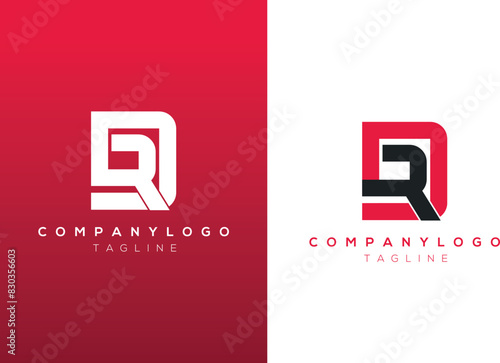 DQ letter modern latest creative premium logo design initials logo vector template