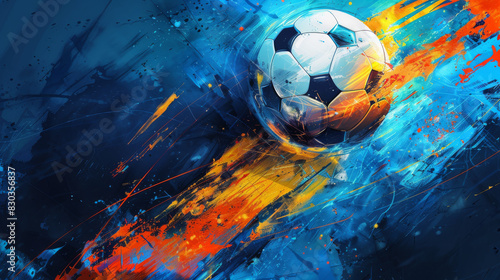 Football 2024 in Germany pattern background 