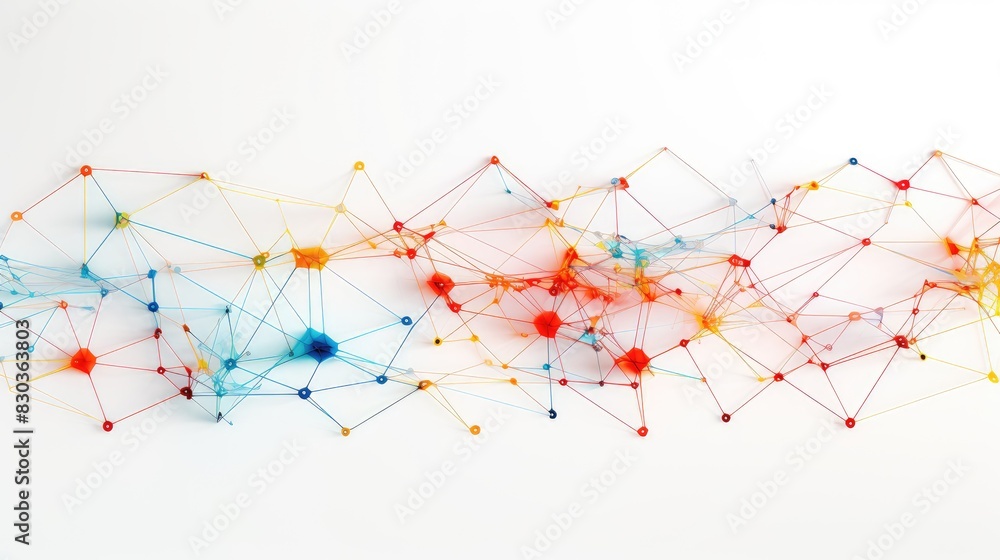 Abstract polygonal space low poly background with connecting dots and lines on white background. Abstract polygonal space low poly background with connecting dots and lines on white background.