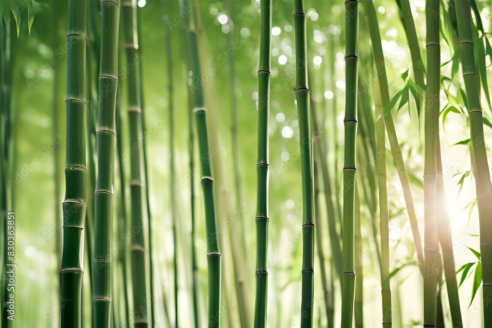 Bamboo forest, sunlight, zen atmosphere, minimalistic design, space for text, Japanese style, nature background, serene vibes, tranquil scene, peace Bamboo forest, sunlight, zen atmosphere, minimalistic design, space for text, Japanese style, nature background, serene vibes, tranquil scene, peace