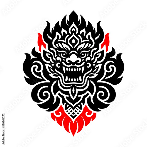 Wallpaper Mural Singo Barong Wayang Jawa Indonesian Mythology Torontodigital.ca