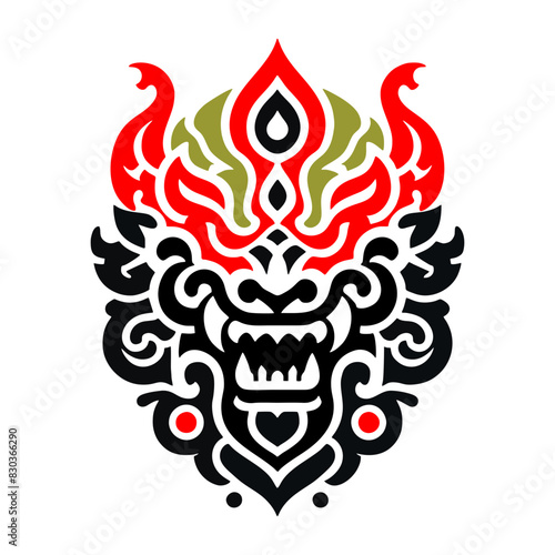 Wallpaper Mural Singo Barong Wayang Jawa Indonesian Mythology Torontodigital.ca