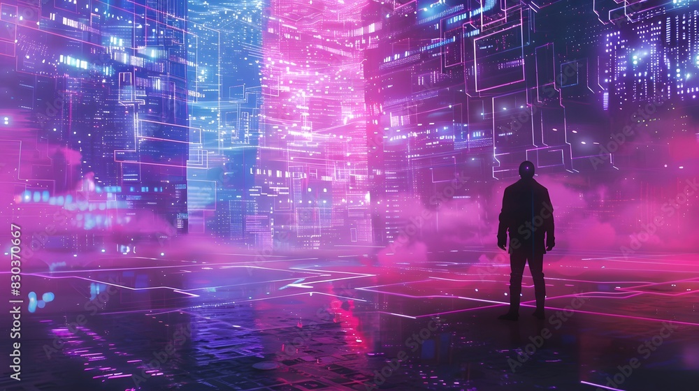 Cyberpunk Cityscape Cyberpunk Cityscape