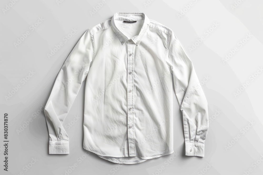 Shirt mockup concept with plain clothing - generative ai Shirt mockup concept with plain clothing - generative ai