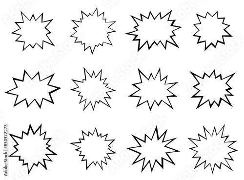 Monochrome Starburst Collection