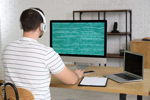 Software developer working ...