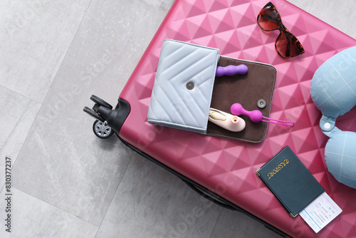 Suitcase, female accessorie...