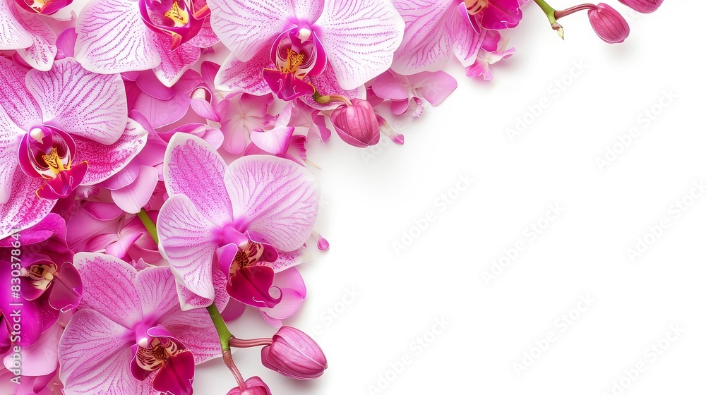 Captivate with a highresolution image of a stunning orchid plant, perfect for elegant floral arrangements in luxury marketing materials. Captivate with a highresolution image of a stunning orchid plant, perfect for elegant floral arrangements in luxury marketing materials.