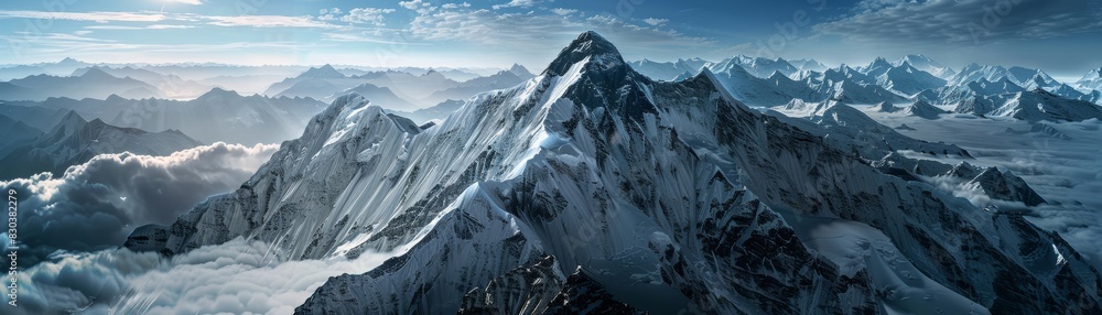 Guided Imagery for a Lofty Vision: AI-Generated Mountain Summit