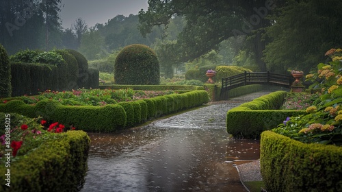 Garden in the garden.