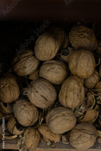 walnuts and nutcracker