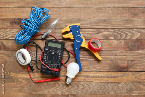 Set of electrician's tools,...