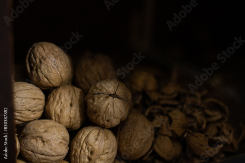 walnuts and nutcracker