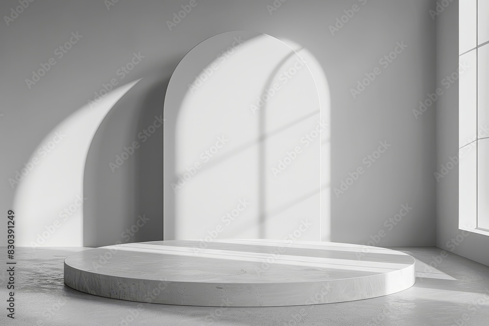 Aesthetic Minimalist Empty Podium Aesthetic Minimalist Empty Podium