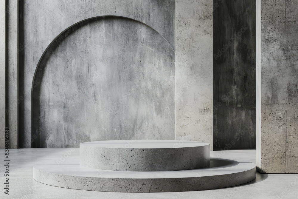 Aesthetic Minimalist Empty Podium Aesthetic Minimalist Empty Podium