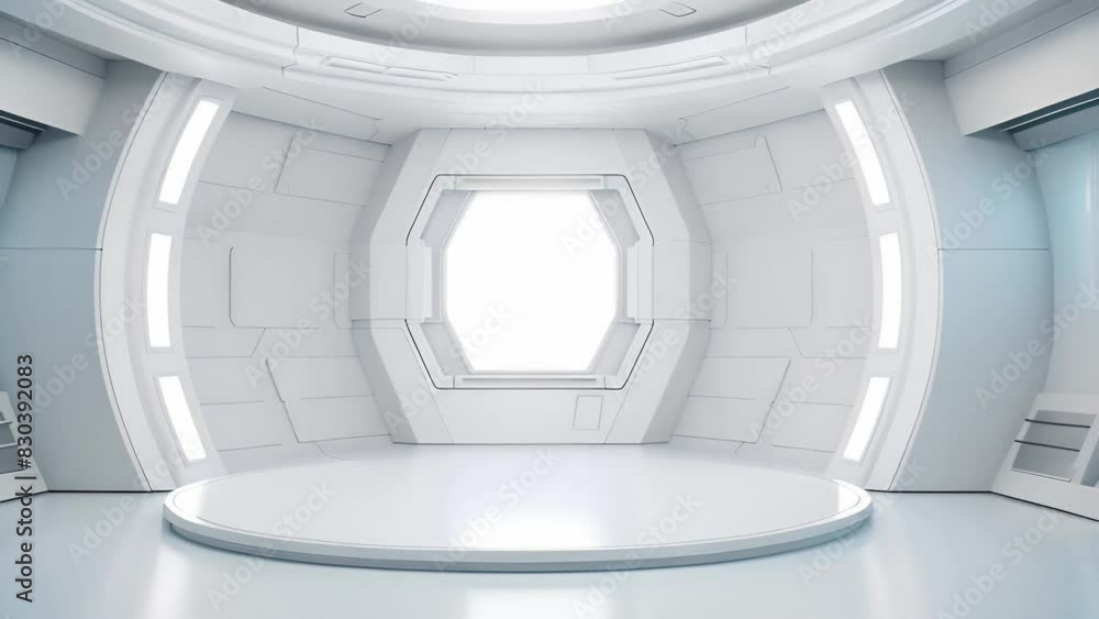 podium Futuristic showcase with platform for product displaying. Empty modern stage display. Seamless looping motion design. Video animation Ultra HD 4K 3840x2160
podium Futuristic showcase with platform for product displaying. Empty modern stage display. Seamless looping motion design. Video animation Ultra HD 4K 3840x2160