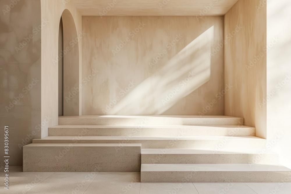 Aesthetic Minimalist Empty Podium Aesthetic Minimalist Empty Podium