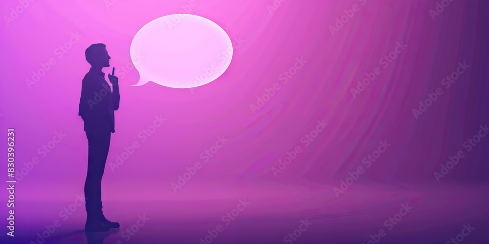 Voice (Purple): A figure with a speech bubble, symbolizing the vocal nature of Gen Z protesters Voice (Purple): A figure with a speech bubble, symbolizing the vocal nature of Gen Z protesters