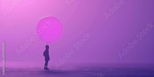 Voice (Purple): A figure with a speech bubble, symbolizing the vocal nature of Gen Z protesters photo