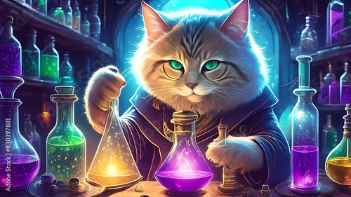 A Cat's Journey into Magic