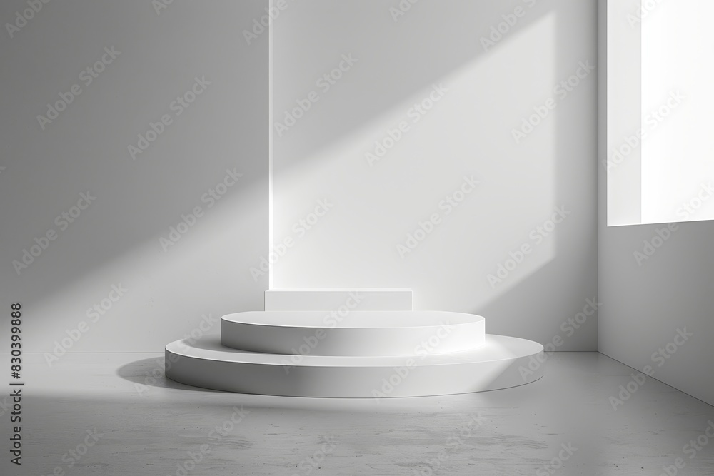 Aesthetic Minimalist Empty Podium Aesthetic Minimalist Empty Podium