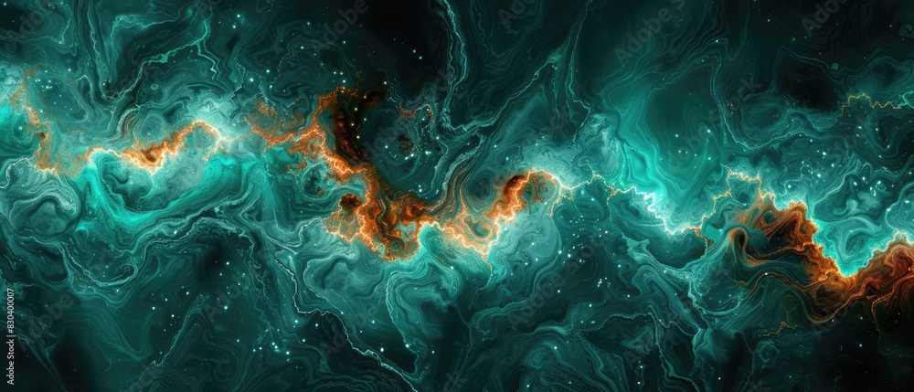 Elegant Marbling Pattern with Vibrant Teal and Orange Tones - Luxurious Artistic Design for Modern Wallpaper and Textile Elegant Marbling Pattern with Vibrant Teal and Orange Tones - Luxurious Artistic Design for Modern Wallpaper and Textile