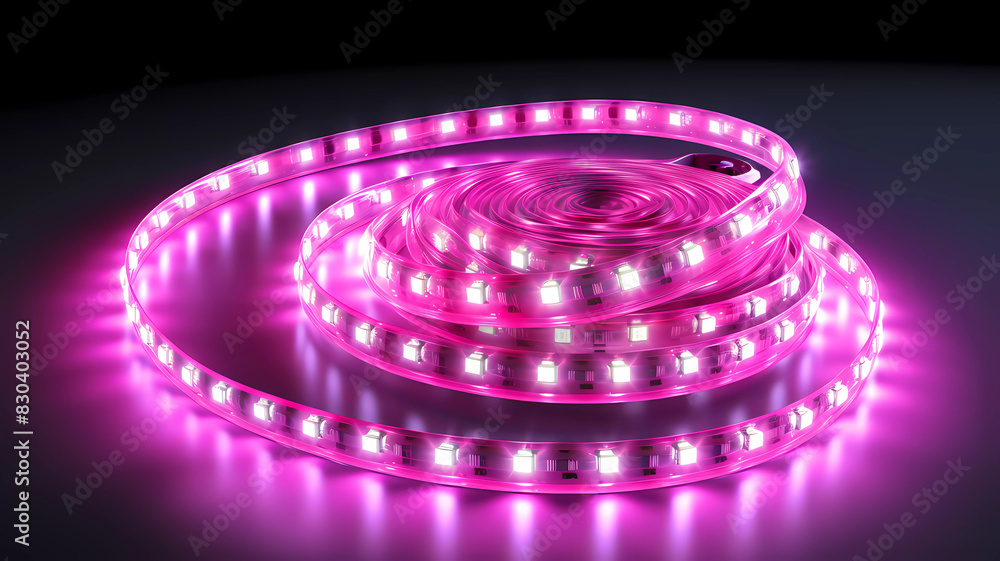 An Aesthetic image photography of a Vibrant Pink LED Strip Lighting, Ideal for use in various settings, including homes, restaurants, bars, and events, this LED strip is versatile and easy to install. An Aesthetic image photography of a Vibrant Pink LED Strip Lighting, Ideal for use in various settings, including homes, restaurants, bars, and events, this LED strip is versatile and easy to install.