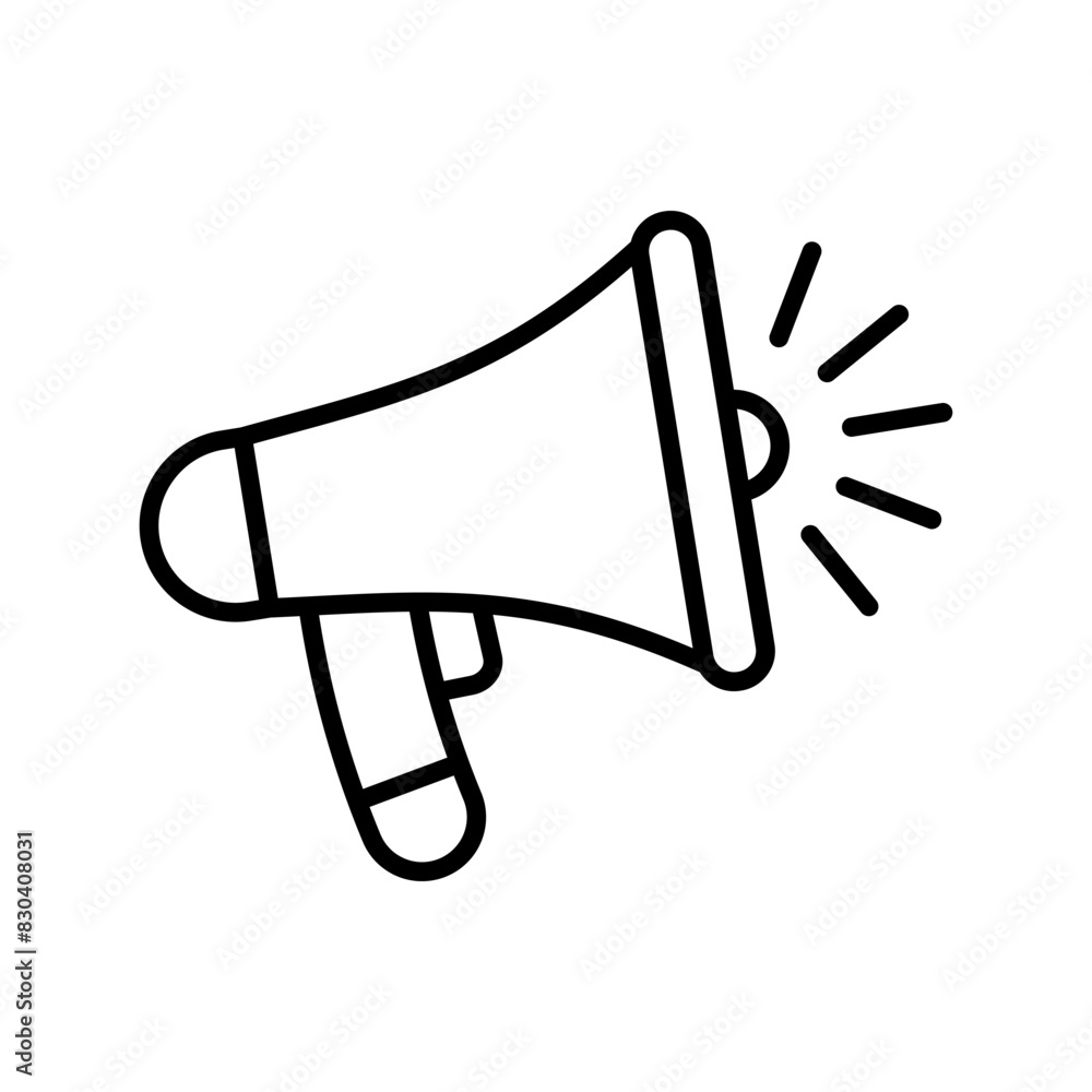 Megaphone icon vector design templates simple and modern Megaphone icon vector design templates simple and modern