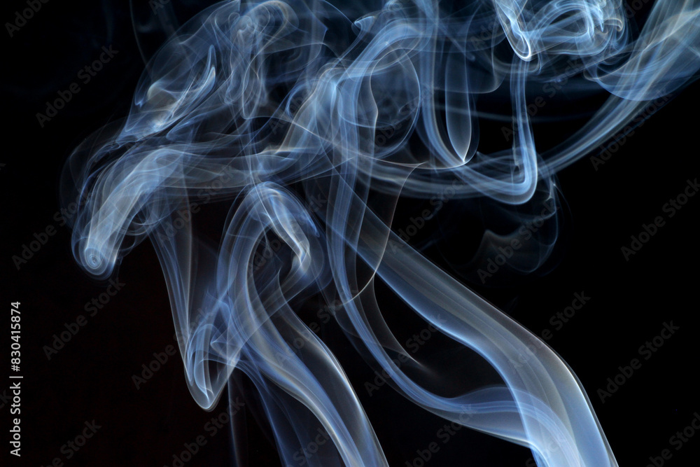 Close up of smoke swirl as background Close up of smoke swirl as background