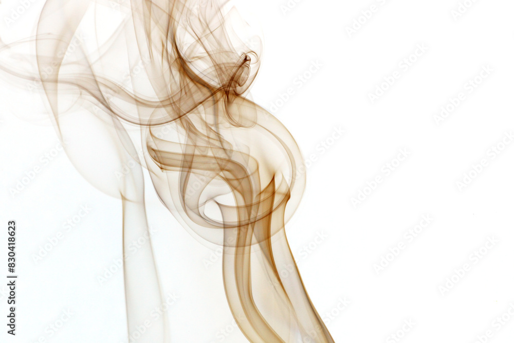 Close up of brown smoke swirl as background Close up of brown smoke swirl as background