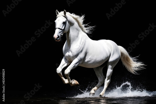 Running horse  Realistic images of wild animal