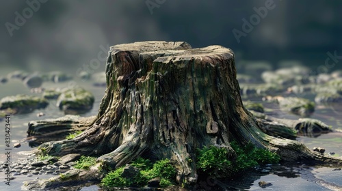 Ancient tree stump