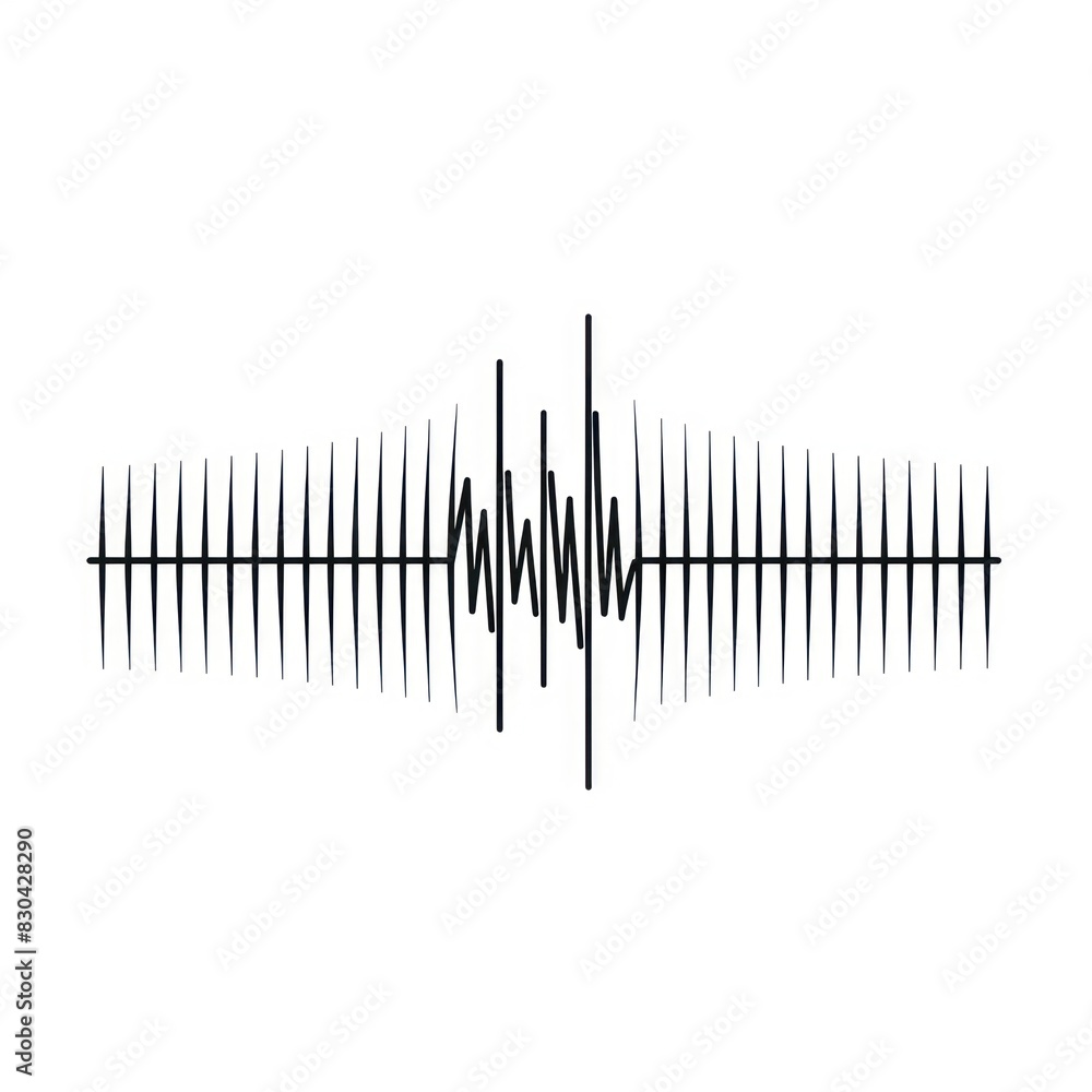 sound wave graphic line minimal symbol design isolated on a white background sound wave graphic line minimal symbol design isolated on a white background