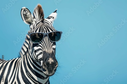 Zebra Wearing Sunglasses