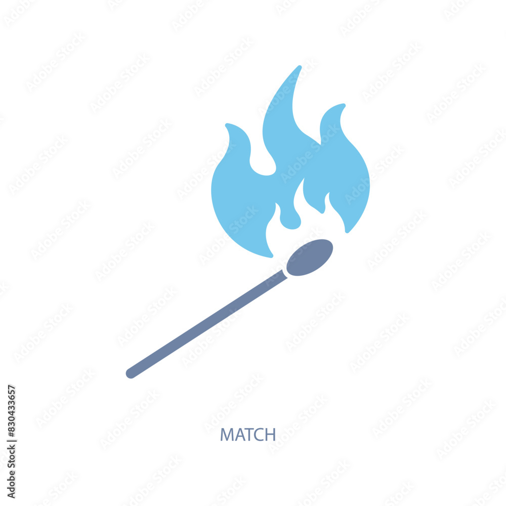 match concept line icon. Simple element illustration. match concept outline symbol design. match concept line icon. Simple element illustration. match concept outline symbol design.