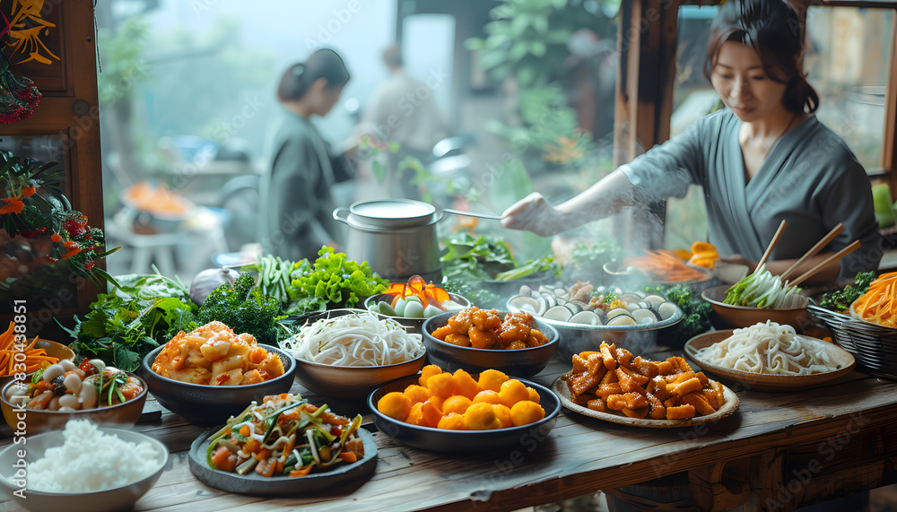 Fototapeta premium Food background