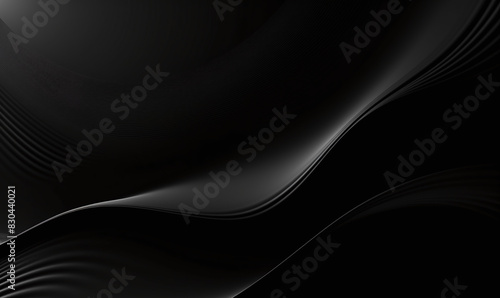 Mysterious black flowing texture